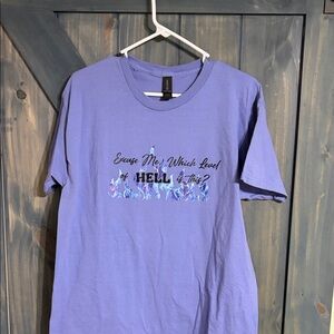 Gildan Lavender Graphic Tee